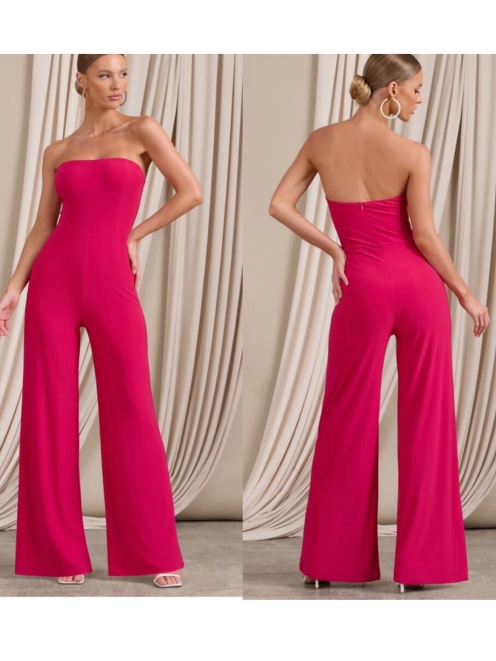NWT Club L london hot pink jumpsuit